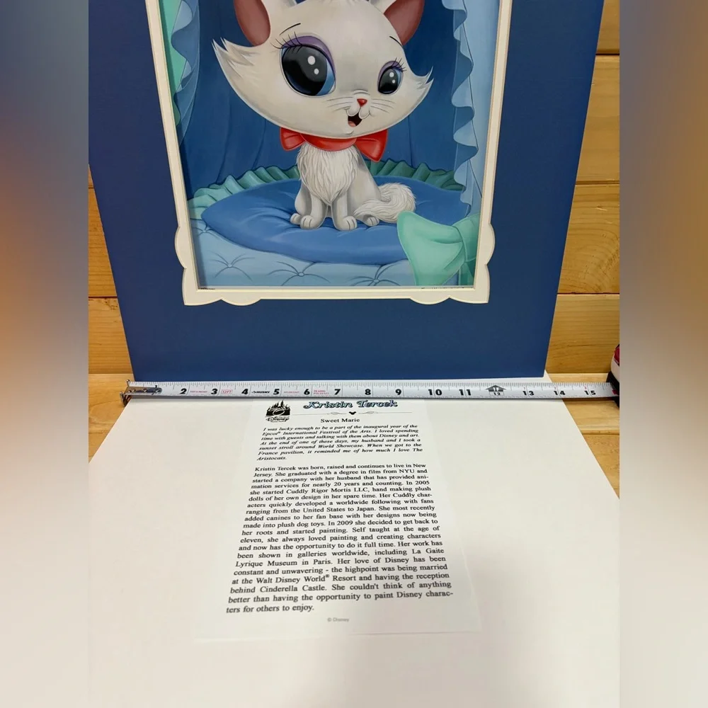 Disney WonderGround Print Aristocrats Sweet Marie The Cat by Kristin Tercek - Picture 3 of 10
